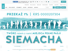 Tablet Screenshot of calodobowe.siemacha.org.pl